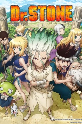 粤语动画片Dr.STONE1-2季全35集 Dr.STONE 石纪元1-2季粤语版[1080P合成版]