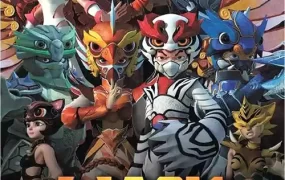 粤语动画片幪面战士全52集 面具战神粤语版